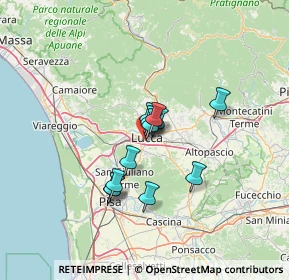 Mappa Traversa V Via Bandettini, 55100 Lucca LU, Italia (9.22167)