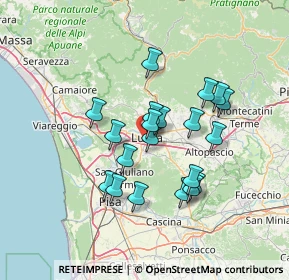 Mappa Traversa V Via Bandettini, 55100 Lucca LU, Italia (11.9095)