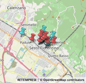 Mappa Via XI Febbraio, 50019 Sesto Fiorentino FI, Italia (0.605)