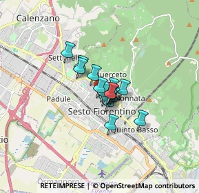 Mappa Via XI Febbraio, 50019 Sesto Fiorentino FI, Italia (0.825)