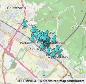 Mappa Via XI Febbraio, 50019 Sesto Fiorentino FI, Italia (0.885)