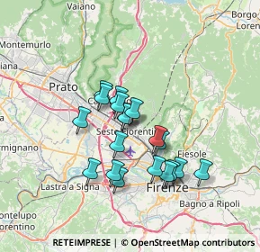 Mappa Via XI Febbraio, 50019 Sesto Fiorentino FI, Italia (5.65053)