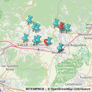 Mappa Via Mons Mario Antonio Marraccini, 55016 Porcari LU, Italia (6.53)