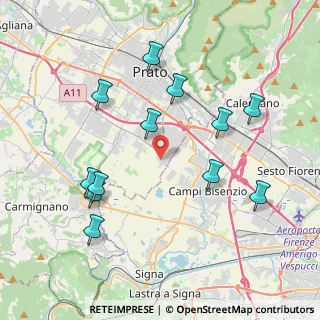Mappa Via della Gora Bandita, 59100 Prato PO, Italia (4.27167)