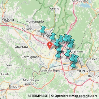 Mappa Via della Gora Bandita, 59100 Prato PO, Italia (5.82467)
