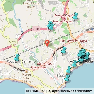 Mappa Via Vallao, 18038 Sanremo IM, Italia (1.6085)