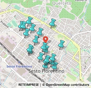 Mappa Piazza S. Francesco, 50019 Sesto Fiorentino FI, Italia (0.434)