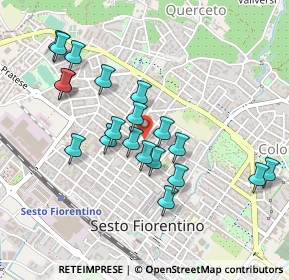 Mappa Piazza S. Francesco, 50019 Sesto Fiorentino FI, Italia (0.458)