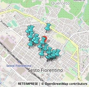 Mappa Piazza S. Francesco, 50019 Sesto Fiorentino FI, Italia (0.318)