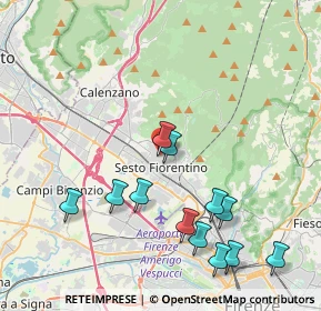 Mappa Piazza S. Francesco, 50019 Sesto Fiorentino FI, Italia (4.48583)