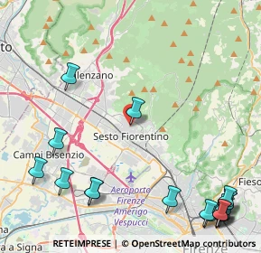 Mappa Piazza S. Francesco, 50019 Sesto Fiorentino FI, Italia (6.61556)