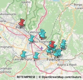 Mappa Piazza S. Francesco, 50019 Sesto Fiorentino FI, Italia (6.81533)