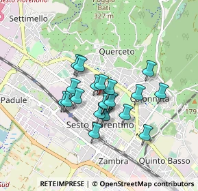 Mappa Piazza S. Francesco, 50019 Sesto Fiorentino FI, Italia (0.6385)