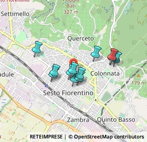 Mappa Via Giosuè Carducci, 50019 Sesto Fiorentino FI, Italia (0.65167)