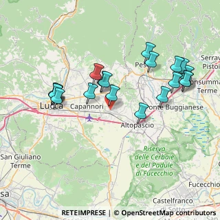 Mappa Via Francesco Carrara, 55016 Porcari LU, Italia (8.0965)