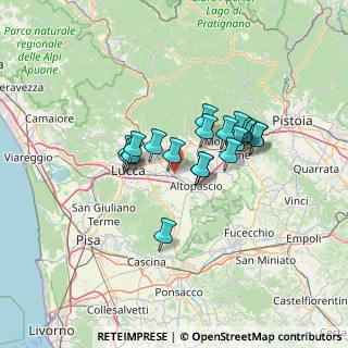 Mappa Via Francesco Carrara, 55016 Porcari LU, Italia (10.394)