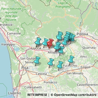 Mappa Via Francesco Carrara, 55016 Porcari LU, Italia (10.72737)