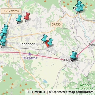 Mappa Via Francesco Carrara, 55016 Porcari LU, Italia (6.8545)