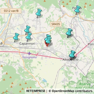 Mappa Via Francesco Carrara, 55016 Porcari LU, Italia (4.10385)