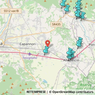 Mappa Via Francesco Carrara, 55016 Porcari LU, Italia (6.39071)