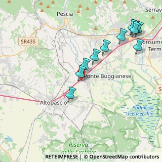Mappa Via del Ponte alla Ciliegia, 51013 Chiesina Uzzanese PT, Italia (4.68182)