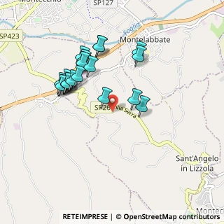 Mappa Via Serra, 61020 Sant'Angelo in Lizzola PU, Italia (0.93182)