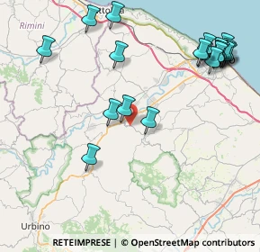 Mappa Via Serra, 61020 Sant'Angelo in Lizzola PU, Italia (10.3615)