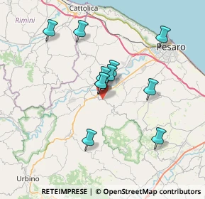 Mappa Via Serra, 61020 Sant'Angelo in Lizzola PU, Italia (6.26909)