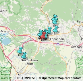 Mappa Località San Concordio in Contrada, 55100 Lucca LU, Italia (3.90692)