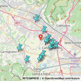 Mappa P.za della Vittoria, 59100 Prato PO, Italia (3.22133)