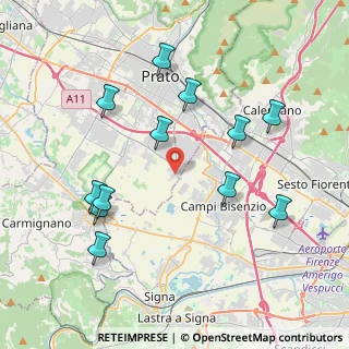 Mappa P.za della Vittoria, 59100 Prato PO, Italia (4.29333)