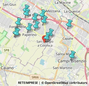 Mappa Via Bari, 04012 Cisterna di Latina LT, Italia (2.07357)