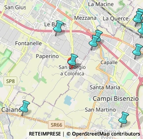 Mappa Via Bari, 04012 Cisterna di Latina LT, Italia (3.11636)