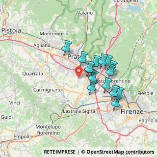 Mappa P.za della Vittoria, 59100 Prato PO, Italia (5.70333)