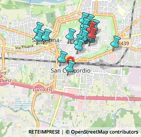 Mappa Località San Concordio in Contrada, 55100 Lucca LU, Italia (0.8685)