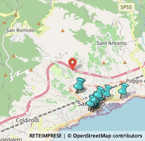 Mappa Via San Giovanni, 18038 Sanremo IM, Italia (2.24545)