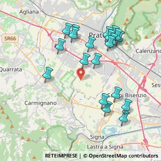 Mappa Via di Castelnuovo, 59100 Prato PO, Italia (4.427)