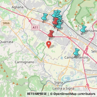 Mappa Via di Castelnuovo, 59100 Prato PO, Italia (4.41692)