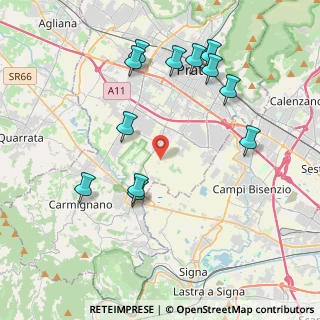Mappa Via di Castelnuovo, 59100 Prato PO, Italia (4.36583)