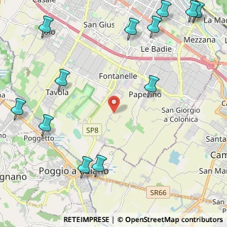 Mappa Via di Castelnuovo, 59100 Prato PO, Italia (3.2775)