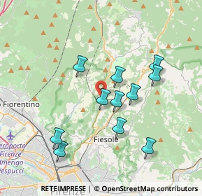 Mappa Via di Bellosguardo, 50019 Montorsoli Stazione FI, Italia (3.49182)