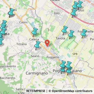 Mappa Via Evangelista Torricelli, 59011 Seano PO, Italia (3.5045)
