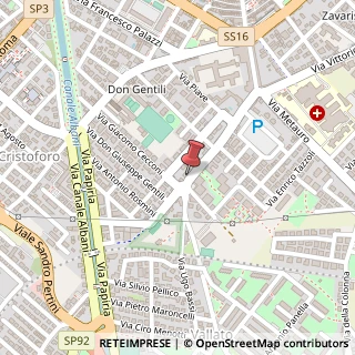 Mappa Via Gabrielli Gabrielangelo, 46, 61032 Fano, Pesaro e Urbino (Marche)