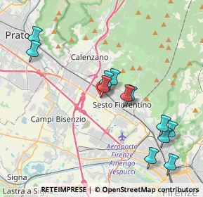 Mappa Via del Risorgimento, 50019 Sesto Fiorentino FI, Italia (4.23917)