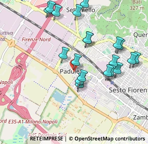 Mappa Via del Risorgimento, 50019 Sesto Fiorentino FI, Italia (1.0265)