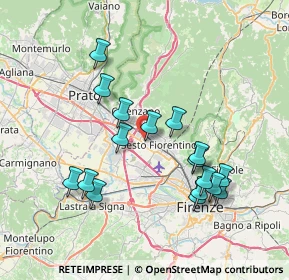 Mappa Via del Risorgimento, 50019 Sesto Fiorentino FI, Italia (7.5)