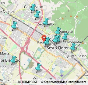 Mappa Via del Risorgimento, 50019 Sesto Fiorentino FI, Italia (1.87769)