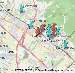 Mappa Via del Risorgimento, 50019 Sesto Fiorentino FI, Italia (1.43)