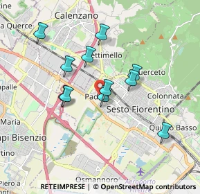 Mappa Via del Risorgimento, 50019 Sesto Fiorentino FI, Italia (1.59)