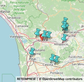 Mappa Via Teresa Bandettini, 55100 Lucca LU, Italia (13.78545)